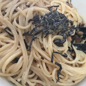 納豆パスタ